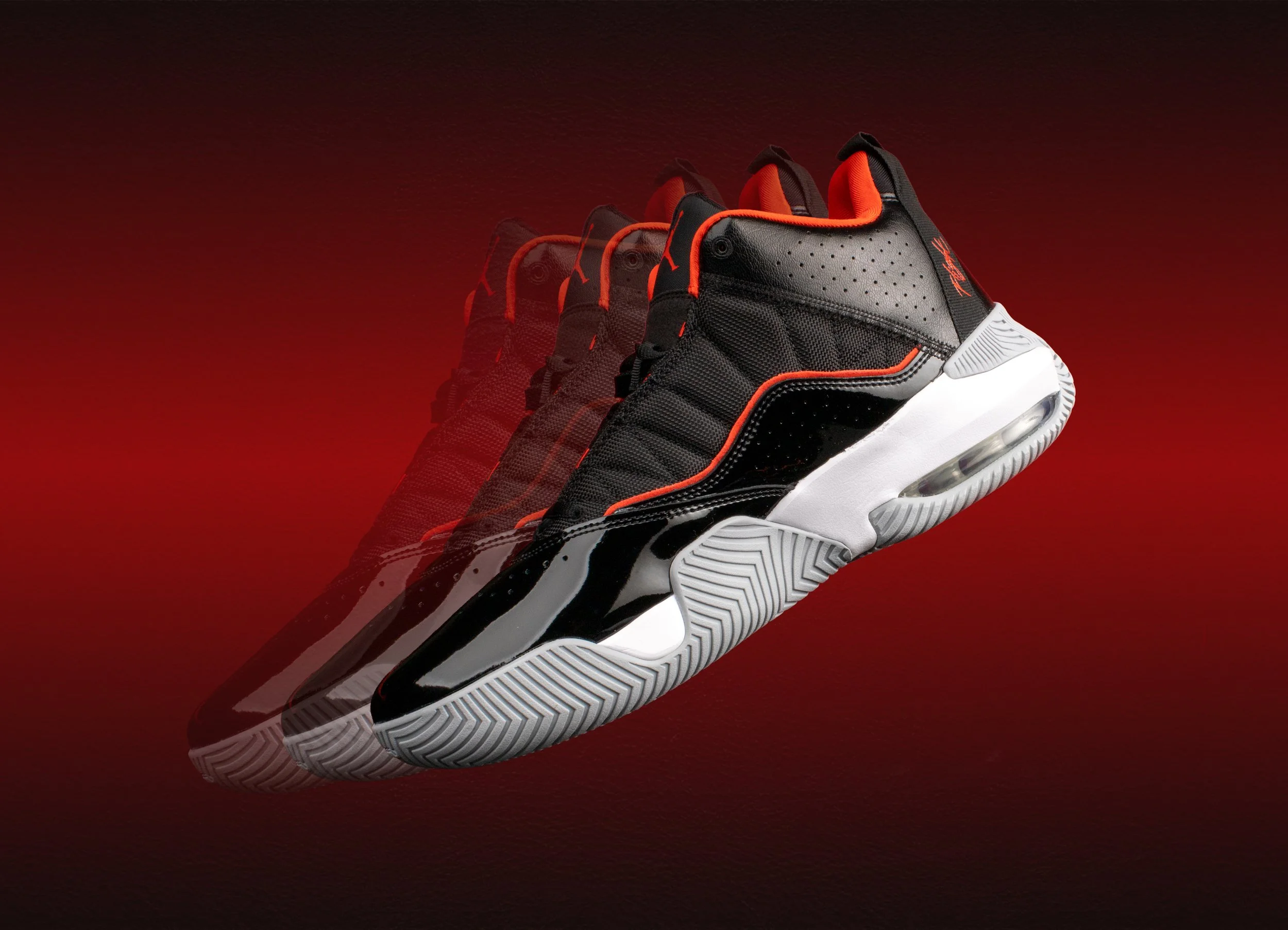 Jordan product shot with layered effect