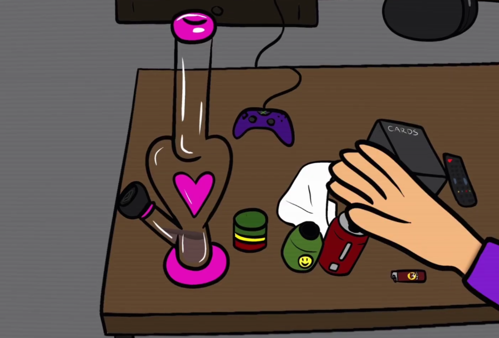 The Aweome Bong is a pink, cartoon Bong with a heart in the middle. It is owned by the band, "Awesome, Possum, and the Road Trippers"