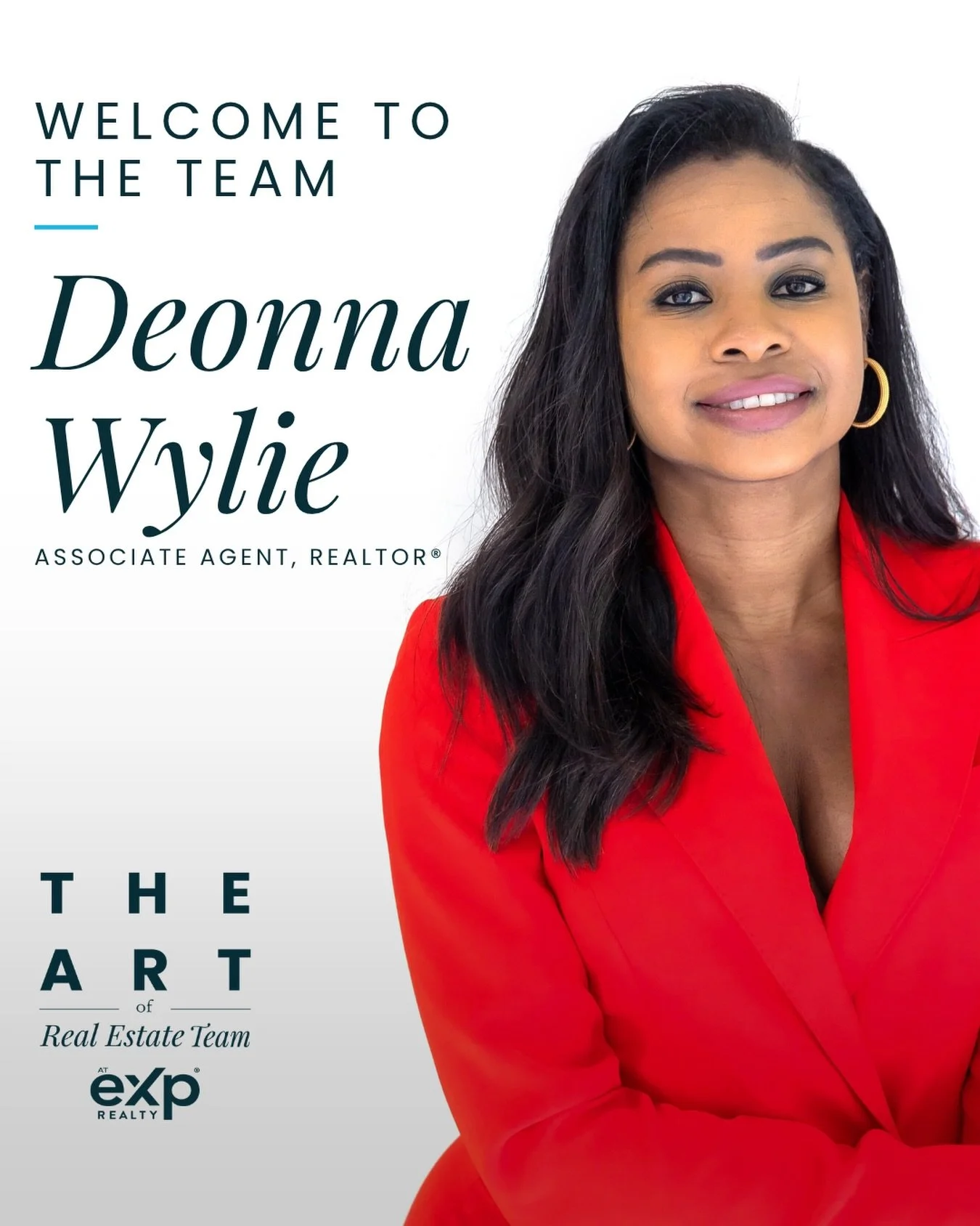 Please join us in welcoming Deonna Wylie to The ART of Real Estate Team at eXp Realty! 🎉⁠
⁠
With a background in financial investments and data analytics, Deonna brings a strategic, data-driven approach to helping buyers, sellers, relocation clients