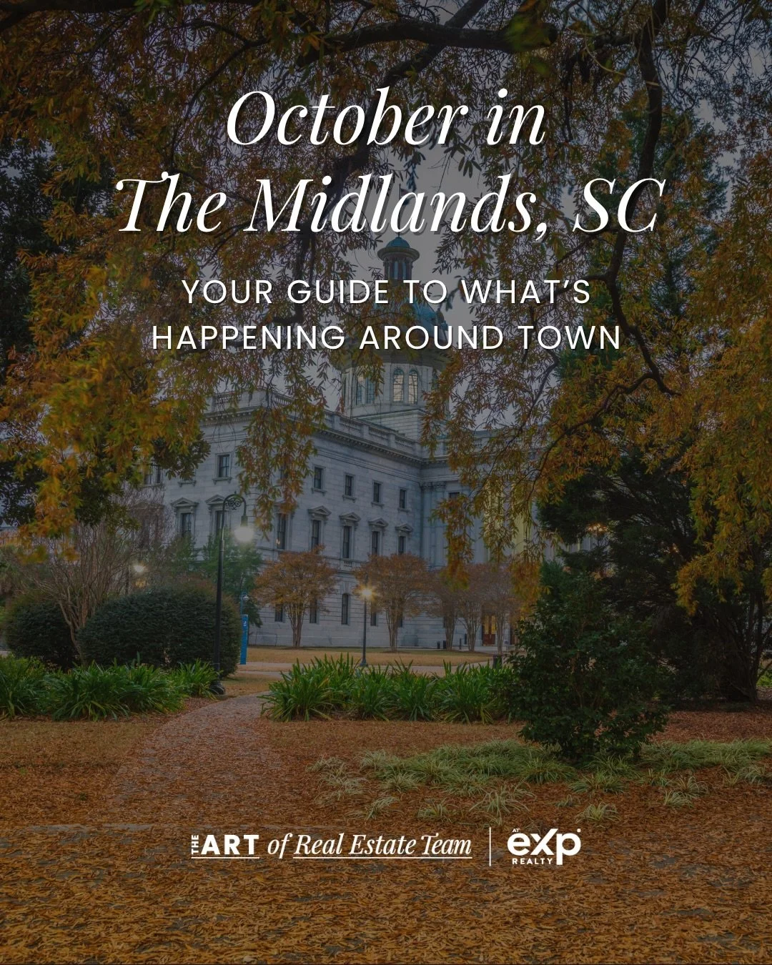 Your October plans around the Midlands are officially covered! 🎃🍂⁠
⁠
From Gamecock football and the South Carolina State Fair to local festivals, live entertainment, pumpkin patches, and Halloween fun, there&rsquo;s something happening all month lo
