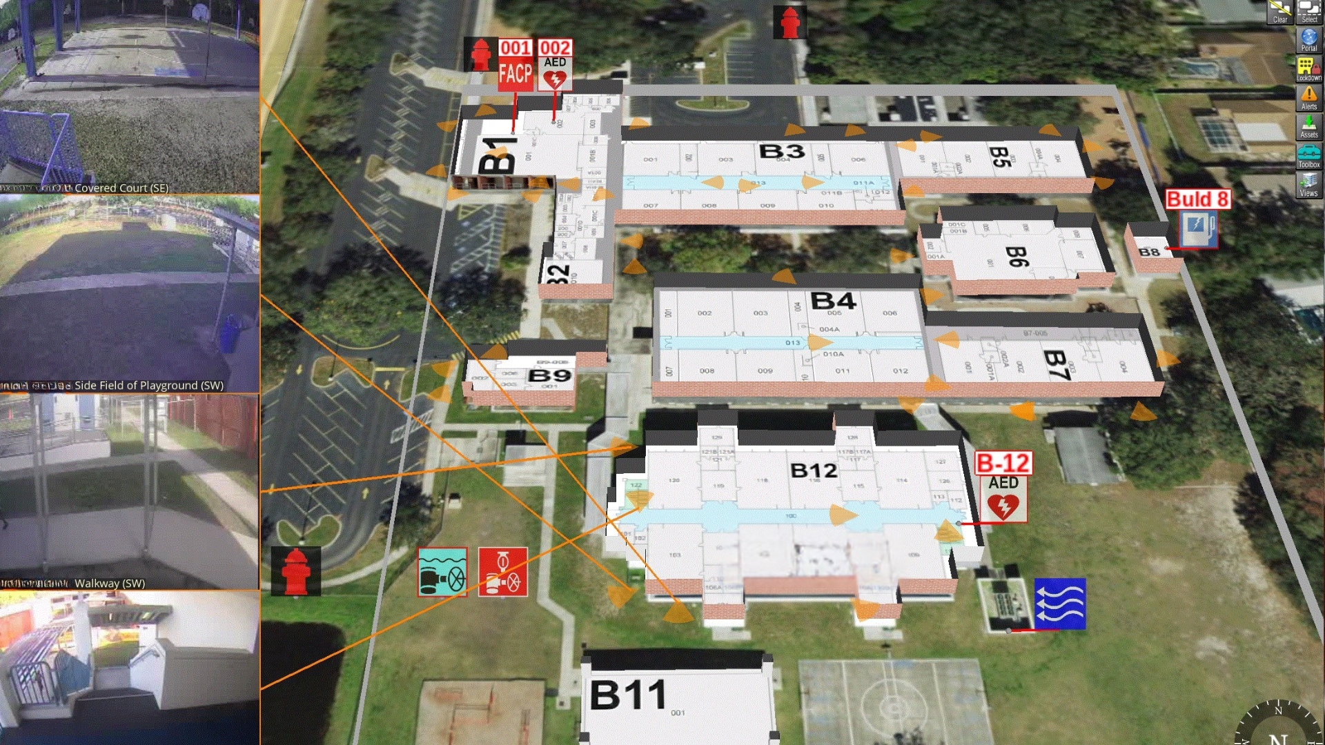 school assets and cameras