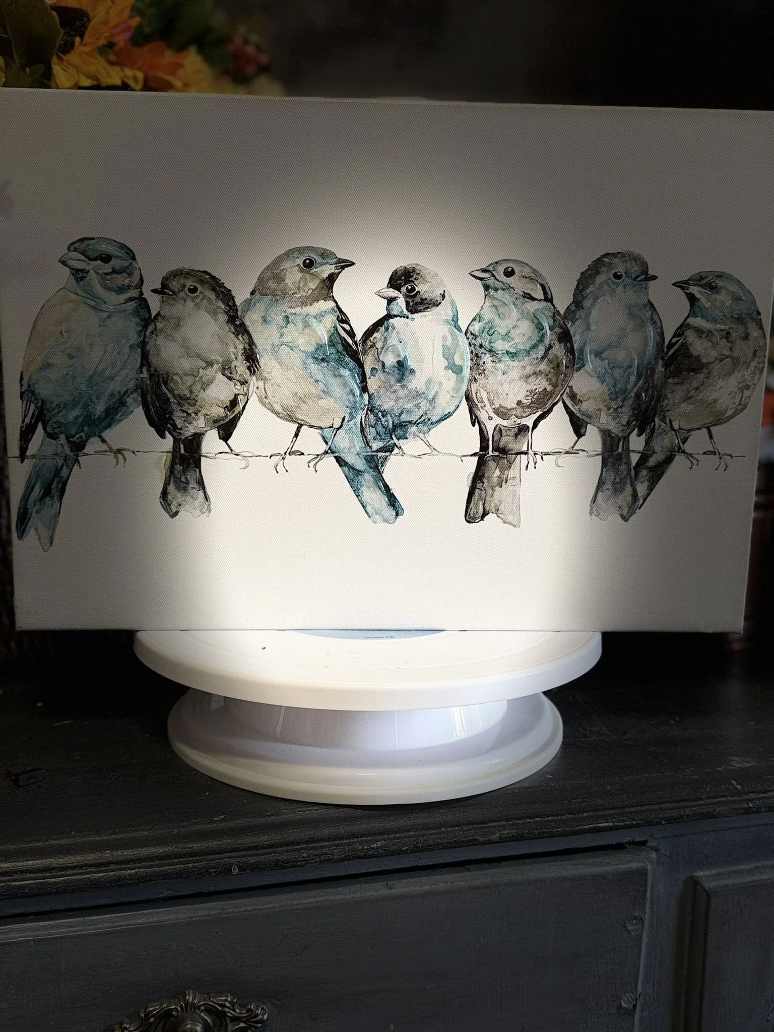 Watercolor Bird Canvas Art