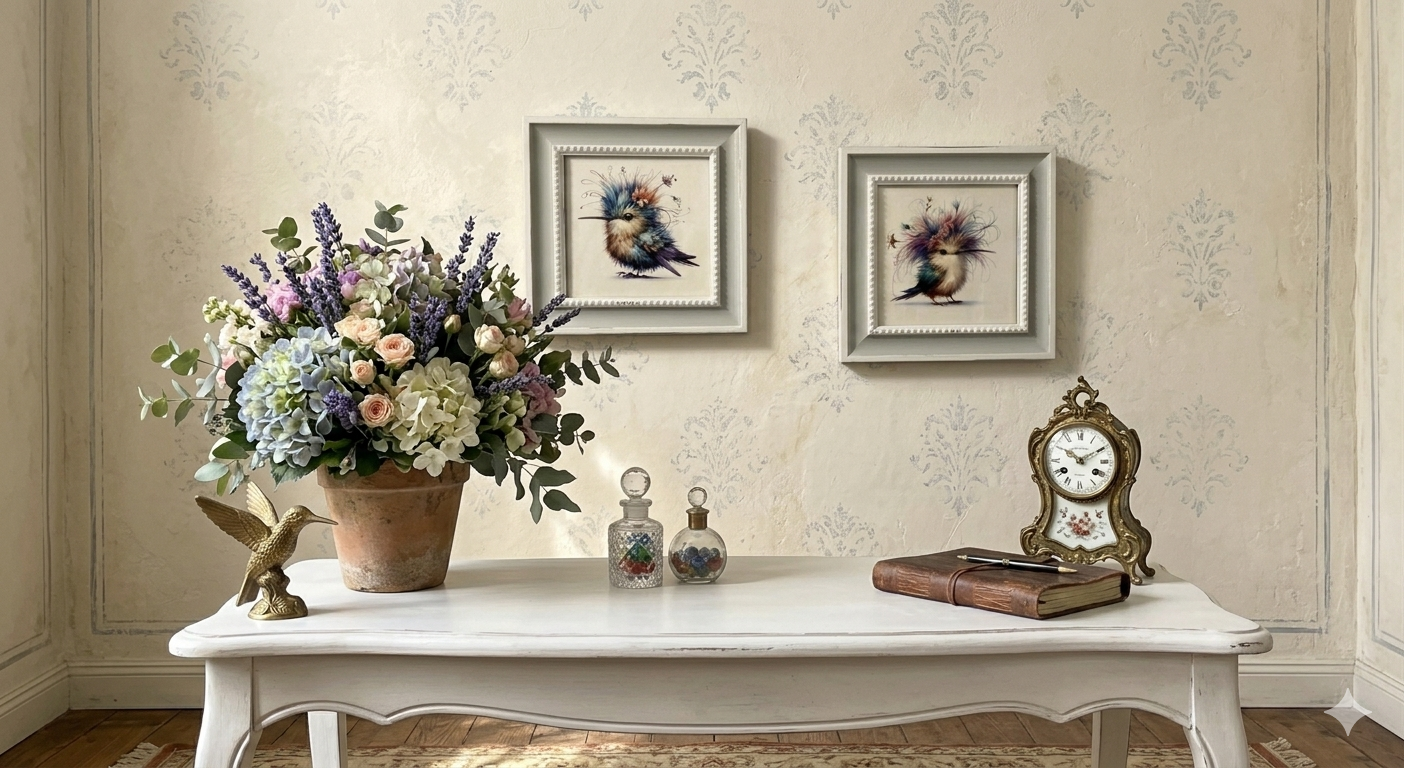 Charming Whimsical Bird Art Set