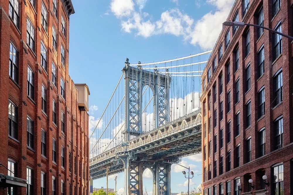 Manhattan Bridge seen from Dumbo, Brooklyn