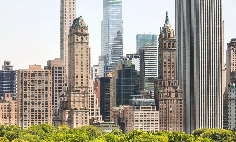 New York Upper East side cityscape