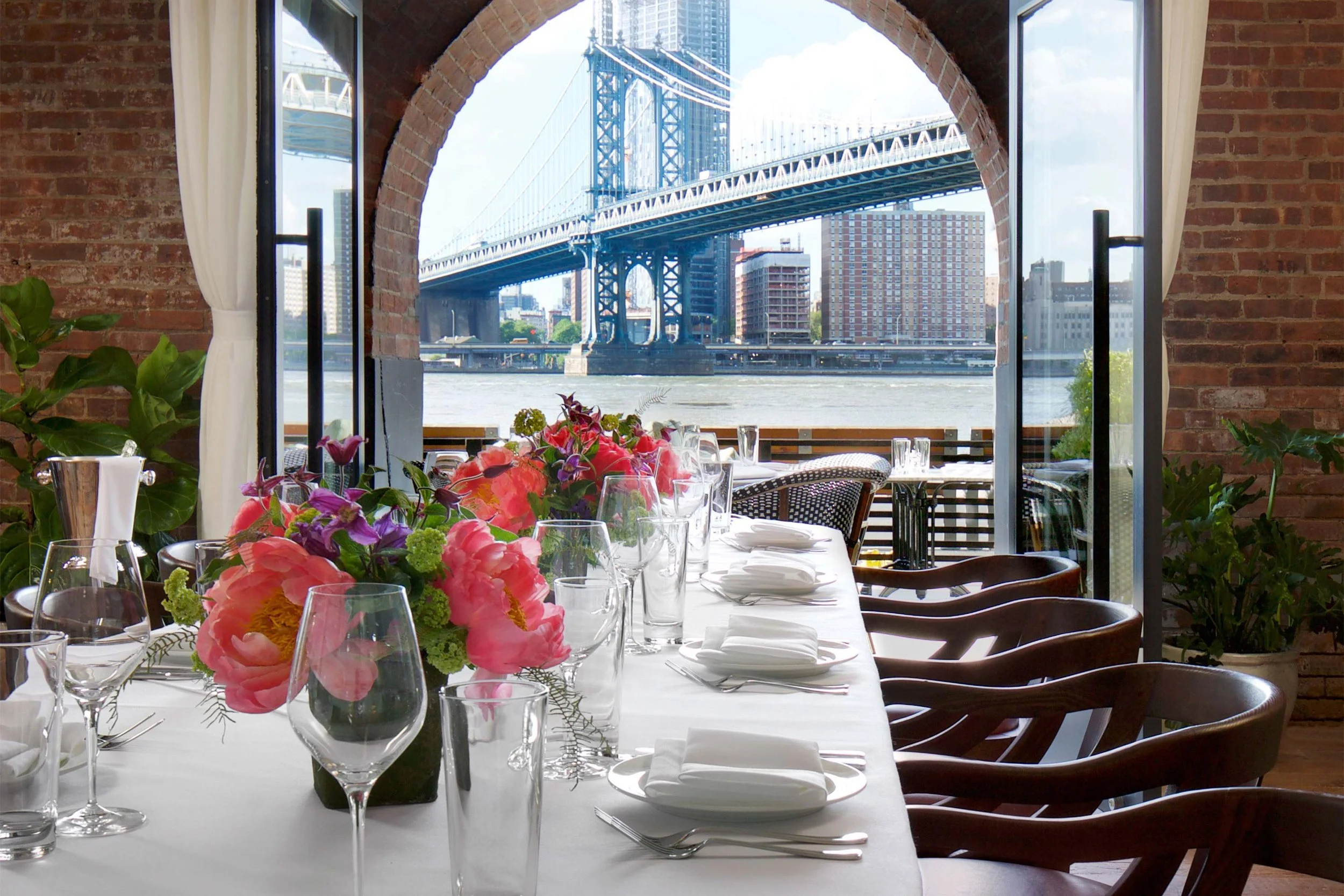 Dining room at Cecconi's Brooklyn restaurant