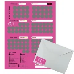 Romantic Scratch-Off Date Ideas Poster – 100 Fun Challenges for Couples & Friends