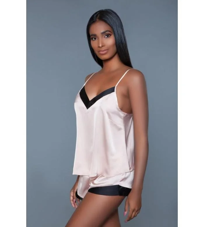 Be Wicked Natalie Satin Charmeuse 2 Pc. Pajama Set sss.jpg