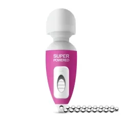 Pink Color Mini Wand Massager Key Chain