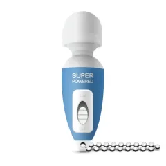 Blue Color Mini Wand Massager Key Chain