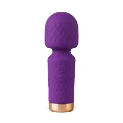 10-Speed Purple Medical-Grade Silicone Rechargeable Vibrator