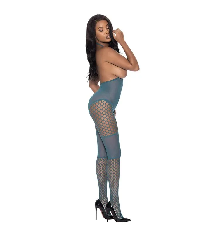 Magic Silk Cupless & Crotchless Catsuit side.webp