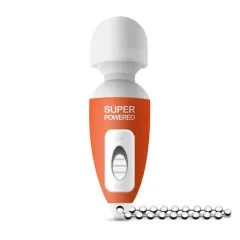 Orange Color Mini Wand Massager Key Chain