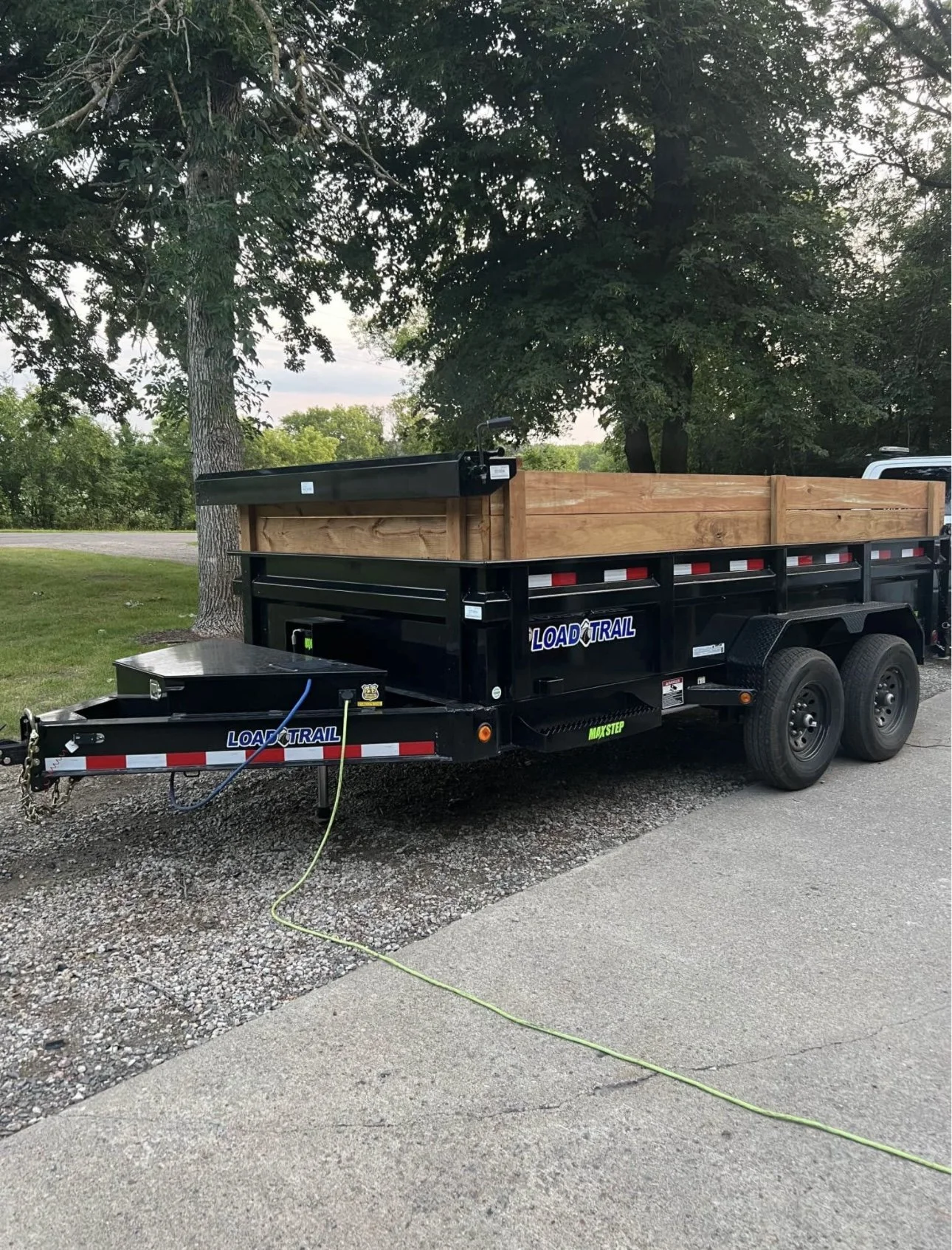 Dump Trailer Rental in Sartell Minnesota with high side walls - Northern Rentals LLC