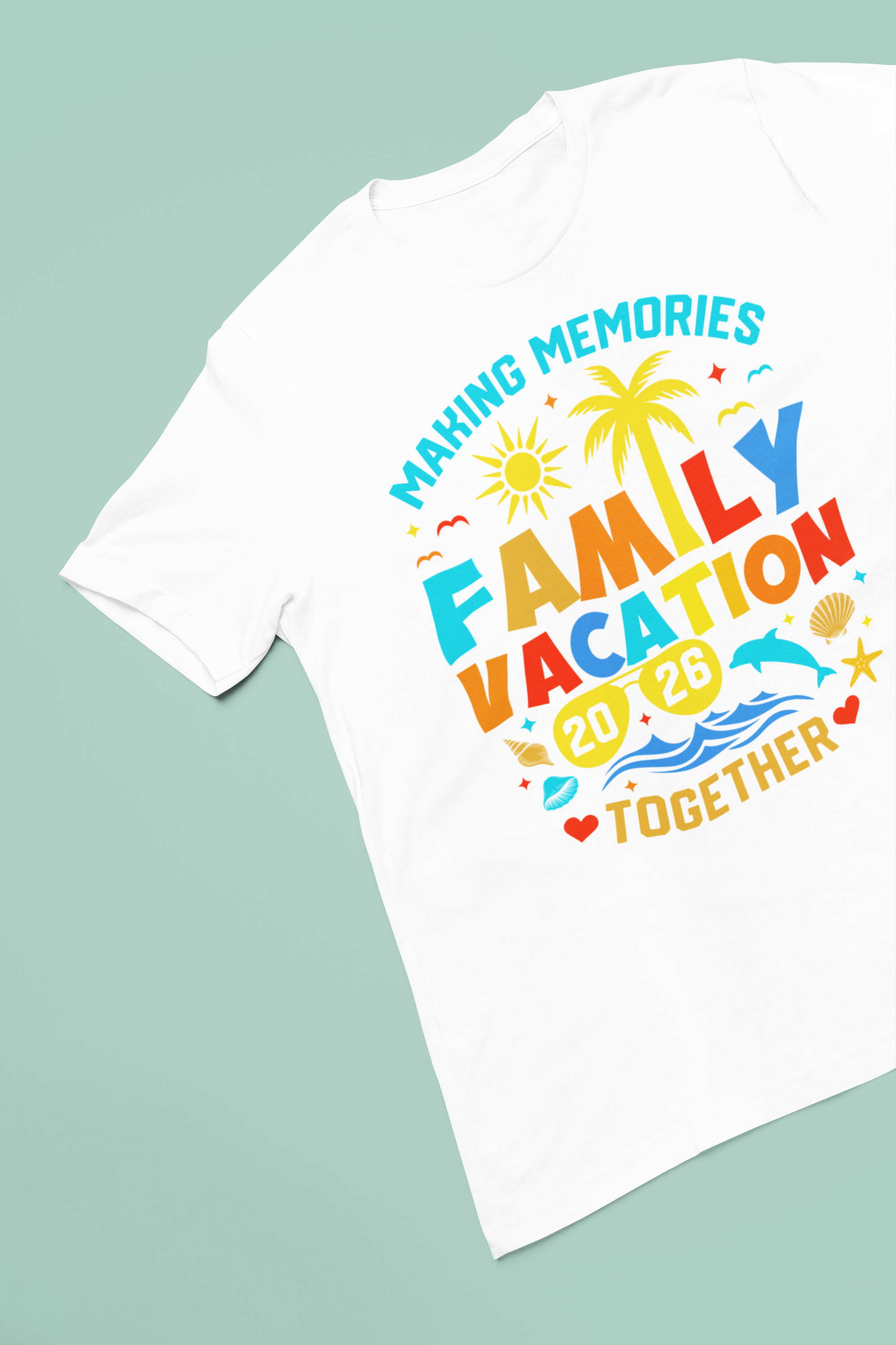 Customized Vacation Tshirt. Adult