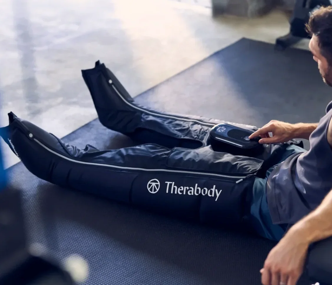 recovery compression boots therabody after Lagree class