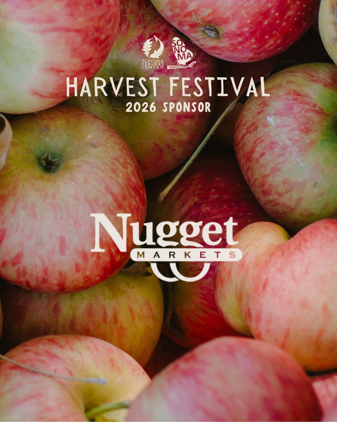 We&rsquo;re excited to welcome Nugget Markets as a sponsor of our 2026 Harvest Festival, happening Saturday, October 3 from 10:00am-3:00pm at Sonoma Garden Park!

Since 1926, family-owned Nugget Markets has built a tradition of serving Northern Calif