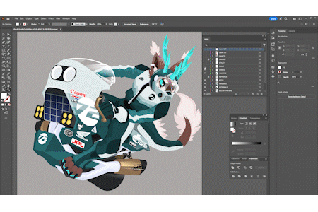  Layer demonstration 