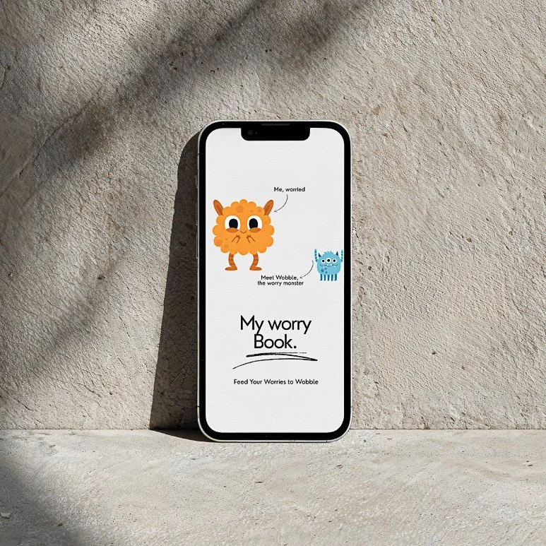 My Worry Book - an interactive children's guided worry journal