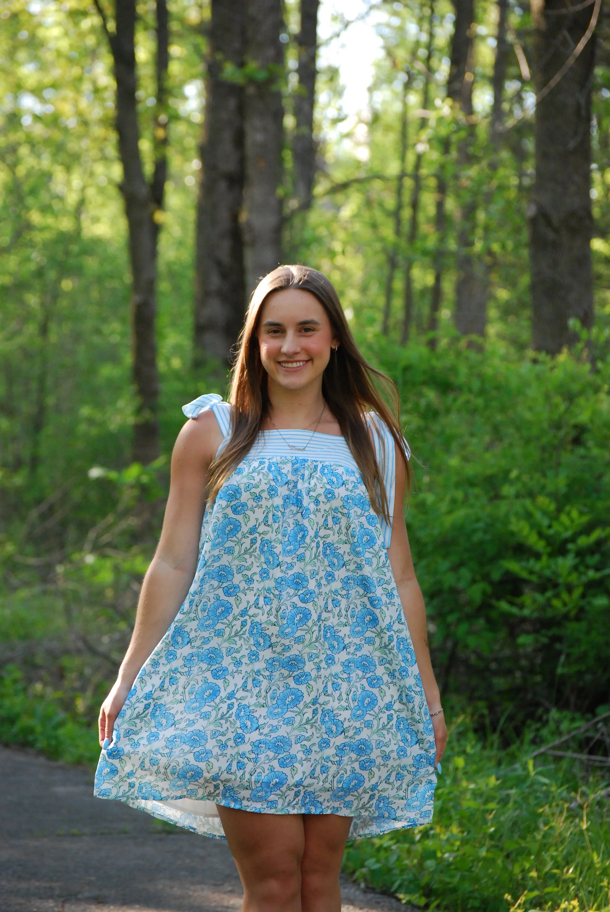 Patchwork Mini Dress