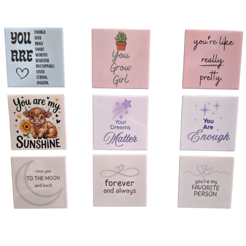 Inspirational Love & Encouragement Magnets