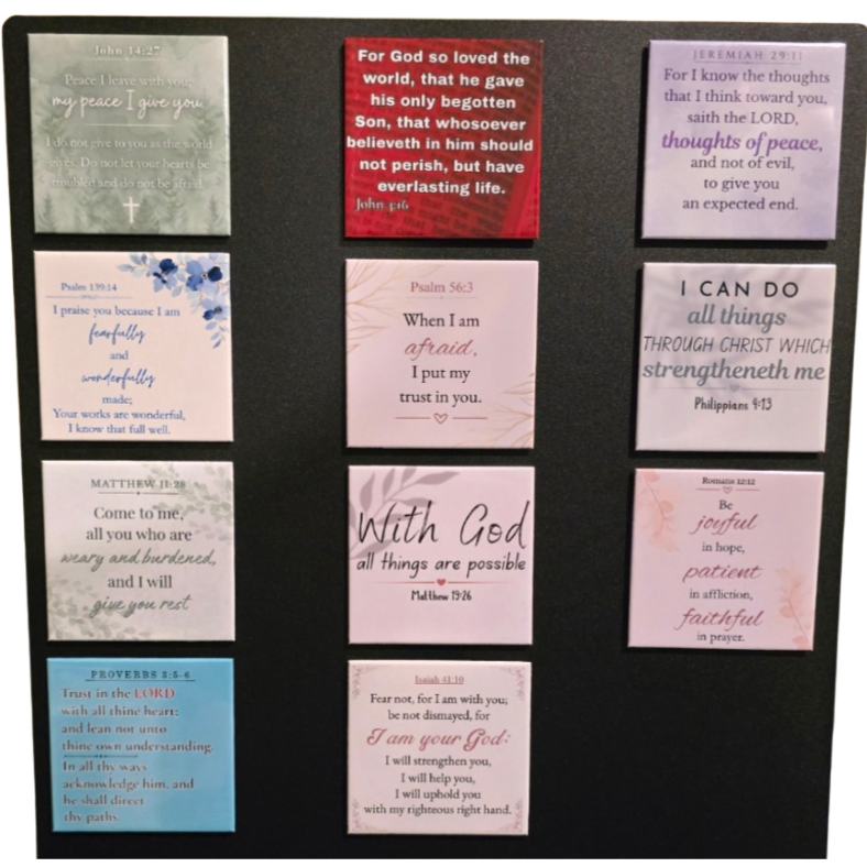 Scripture & Faith Magnets