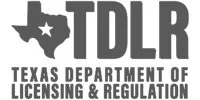 Texas Department of Licensing & Regulation logo with a star and state outline