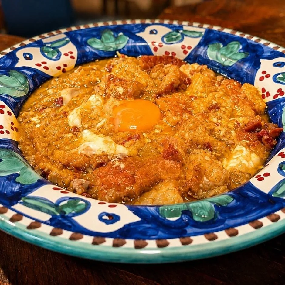 、
カステーリャ風にんにくスープ！
9月に登場して間もないのに人気No. 1

今年一かもしれない仕上がり、、、

#にんにくスープ#ムロルカーノ#池尻大橋#イタリアン#カステーリャ