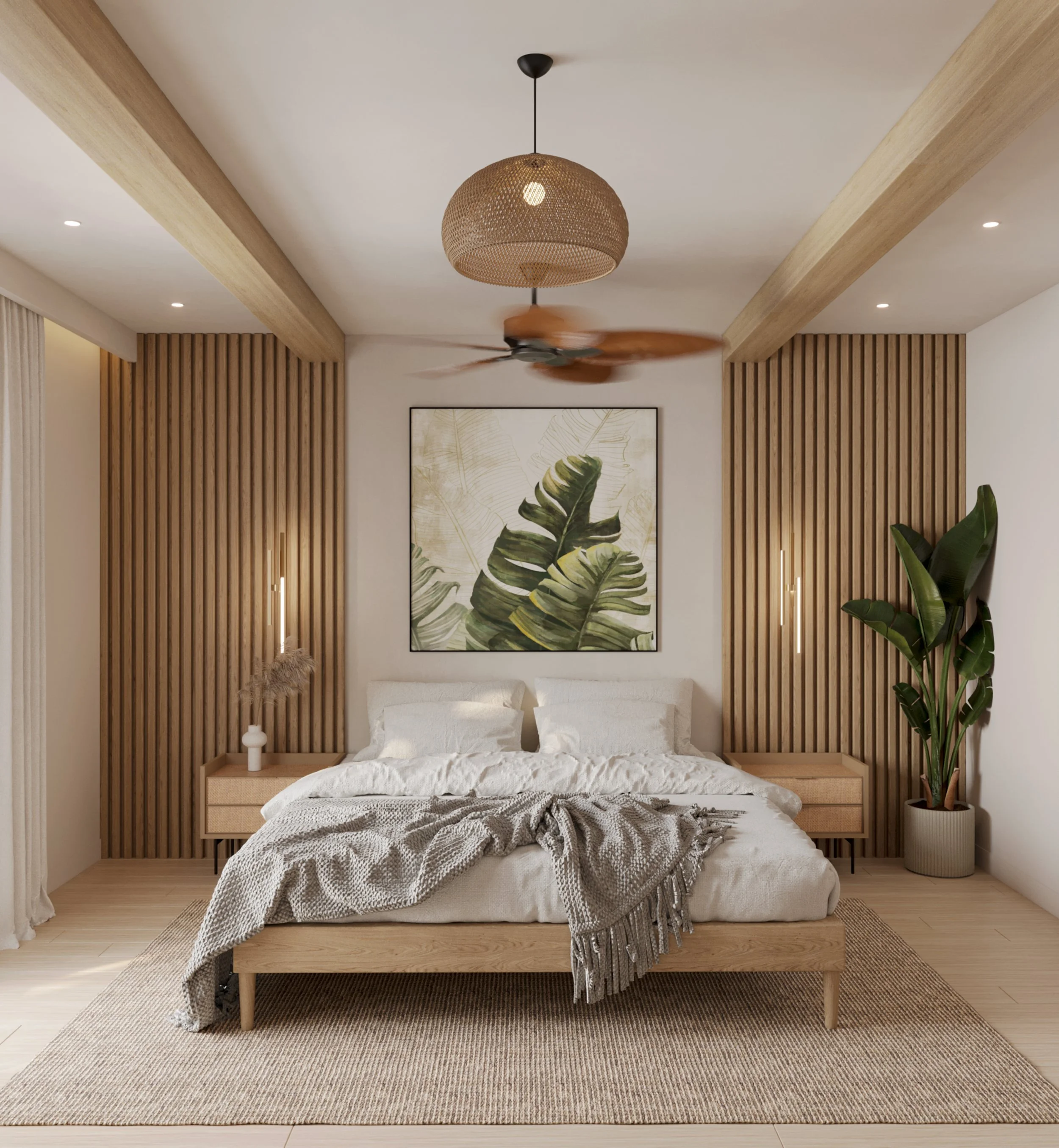 A custom photorealistic rendering of a Coastal modern home,  Florida