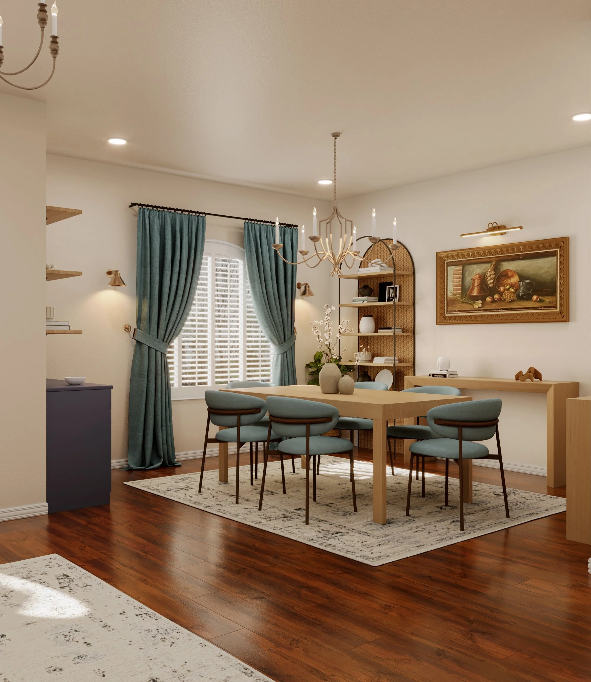 A custom photorealistic rendering of a Spanish modern home, South Tampa, Fl