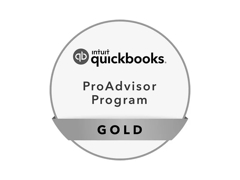 QuickBooks ProAdvisor Program badge with gold level