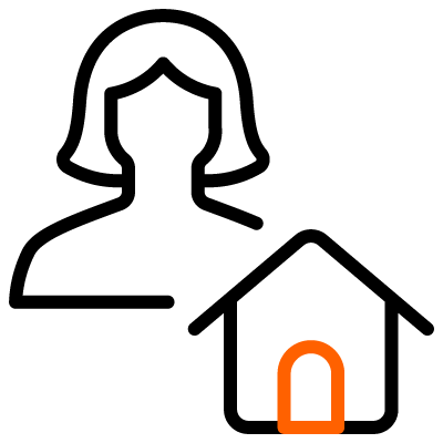 A Wi-Fi router icon with four antennas on a white background.