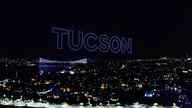 Synchronized Drone Light Show