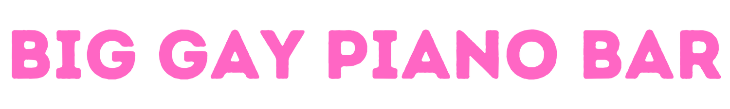 BIG GAY PIANO BAR