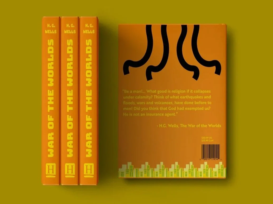 War of The Worlds Book Design