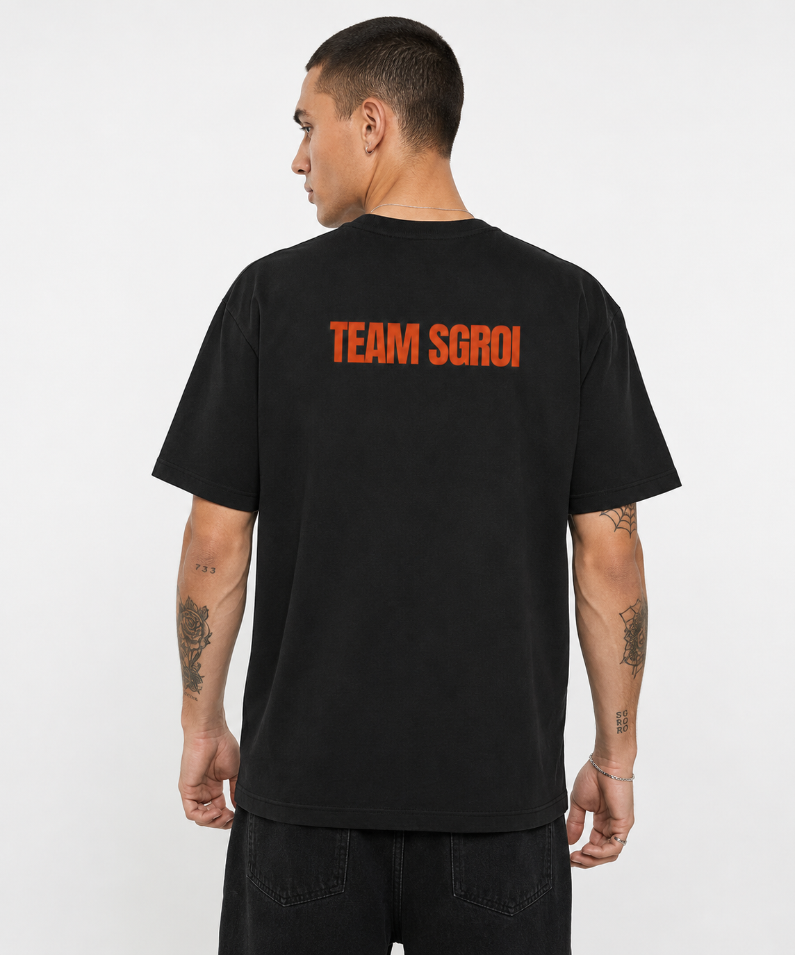 Champion Tee - Box Black Back Model.png