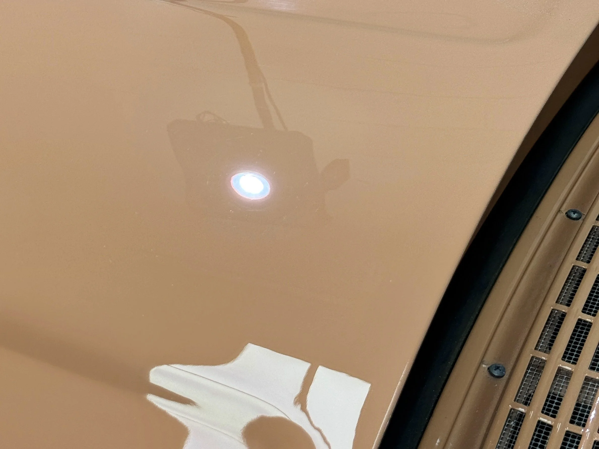 1958 Ford Fairlane bonnet after paint correction at Royal Automotive Care Gold Coast