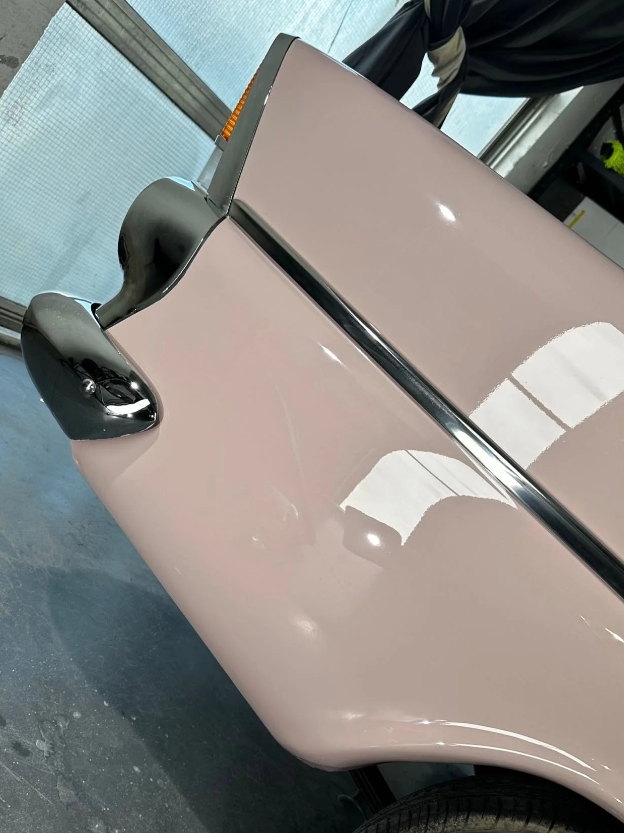 After Paint Correction. Sanding marks are removed and clarity restored.