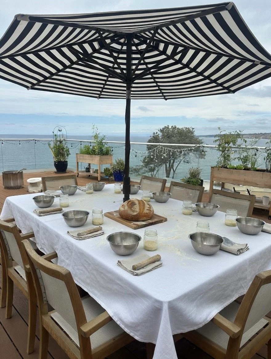 Master the art of artisan sourdough in a hands-on class set in a relaxed, coastal La Jolla setting.