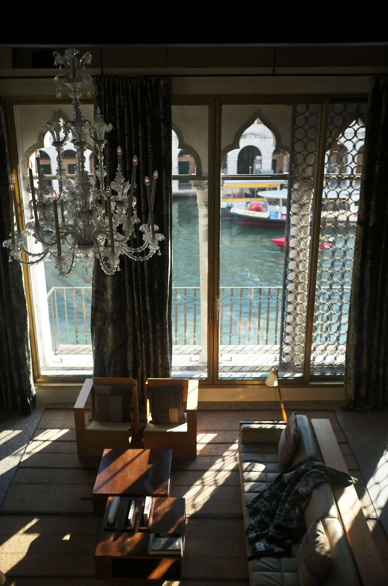 Luxury hotel photography at Venice Venice Hotel — Venetian canal-side boutique property