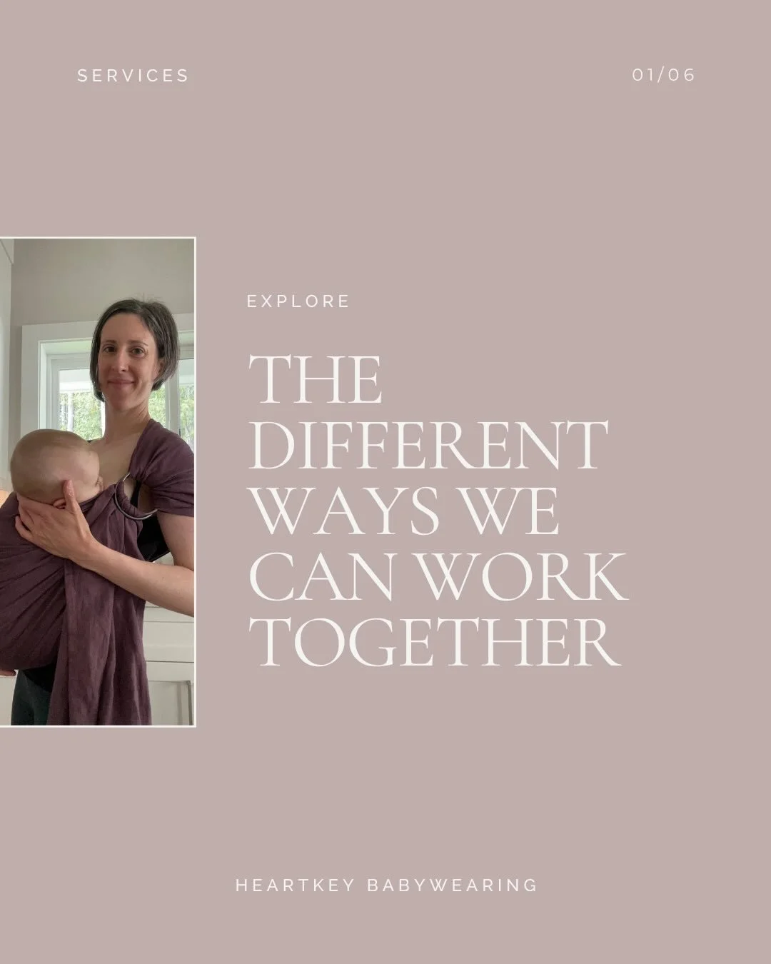 Babywearing education and support that meets you where you are!

🧑&zwj;🧒 Individual support for carrying your baby

🤰🏻Prenatal preparation so you can confidently wear your newborn

🧑&zwj;🧒&zwj;🧒 Group workshops to get to the heart of babyweari