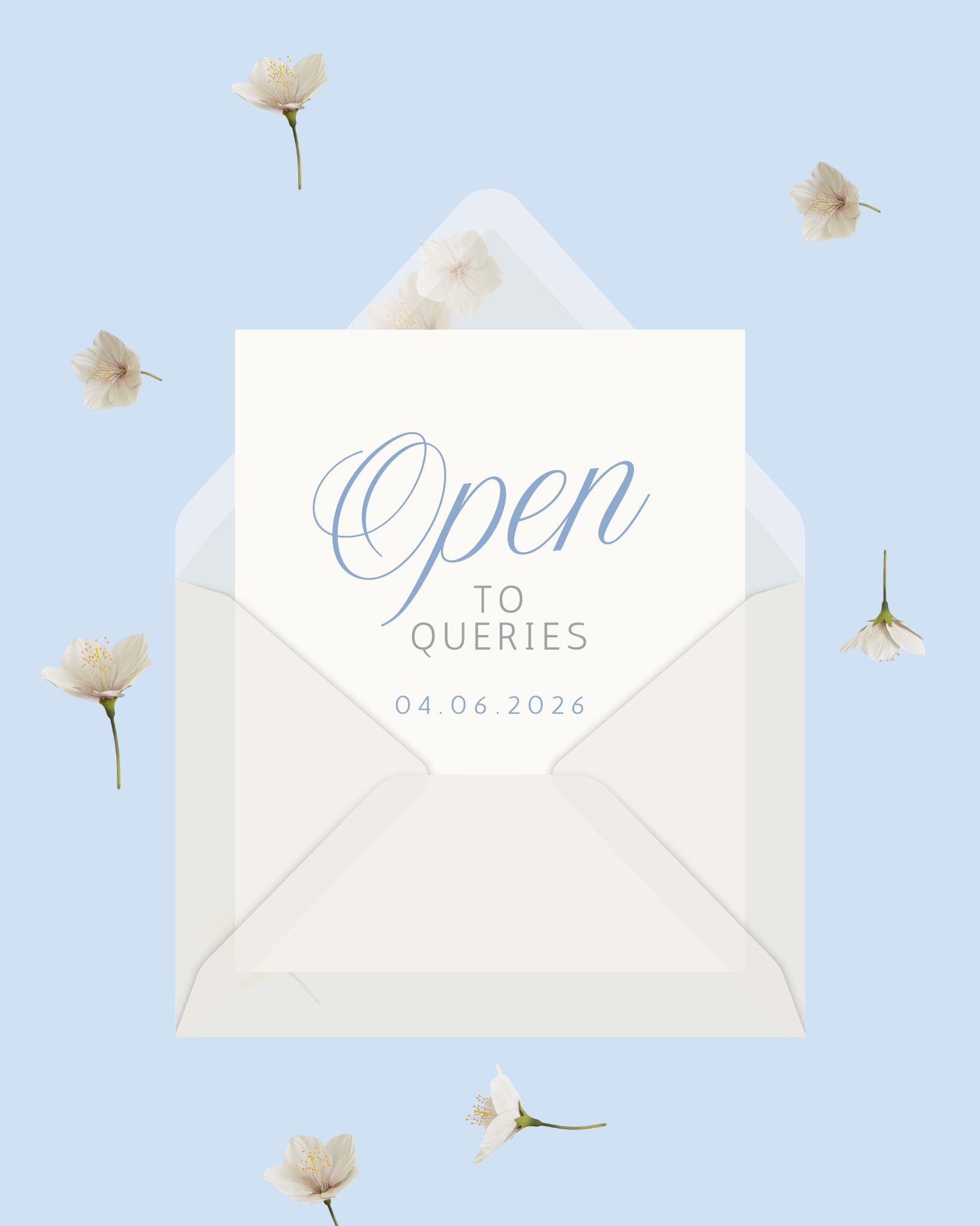 Officially Open to Queries