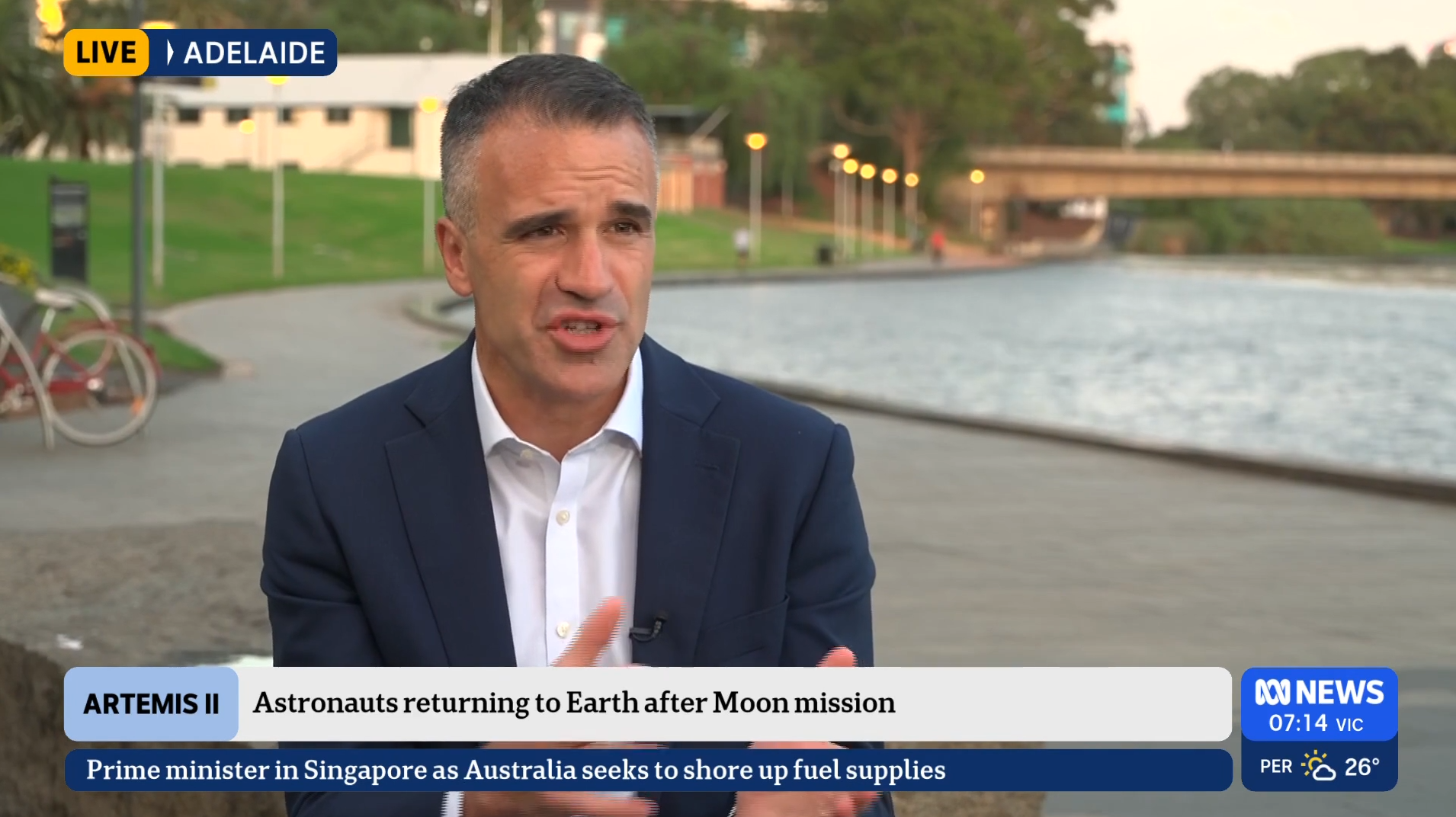 SA Premier Peter Malinauskas on ABC News 24