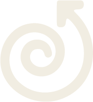 Abstract spiral icon representing the neurofeedback process and brain training