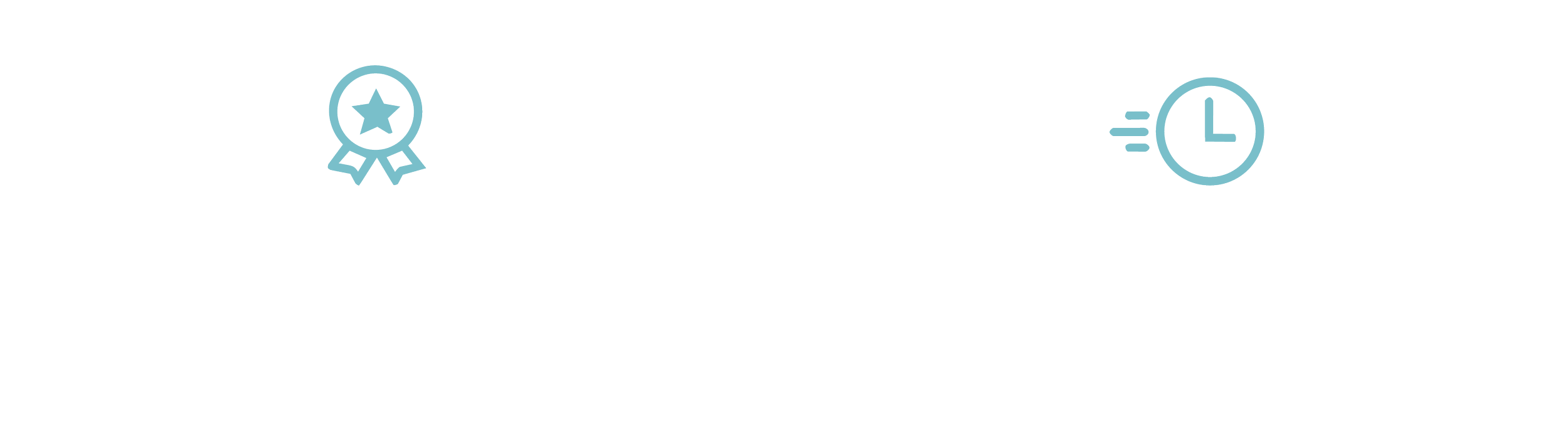 Icons and text highlighting a local service with a 5-star Google rating trusted by Melbourne families, and 1-hour response time for fast service.