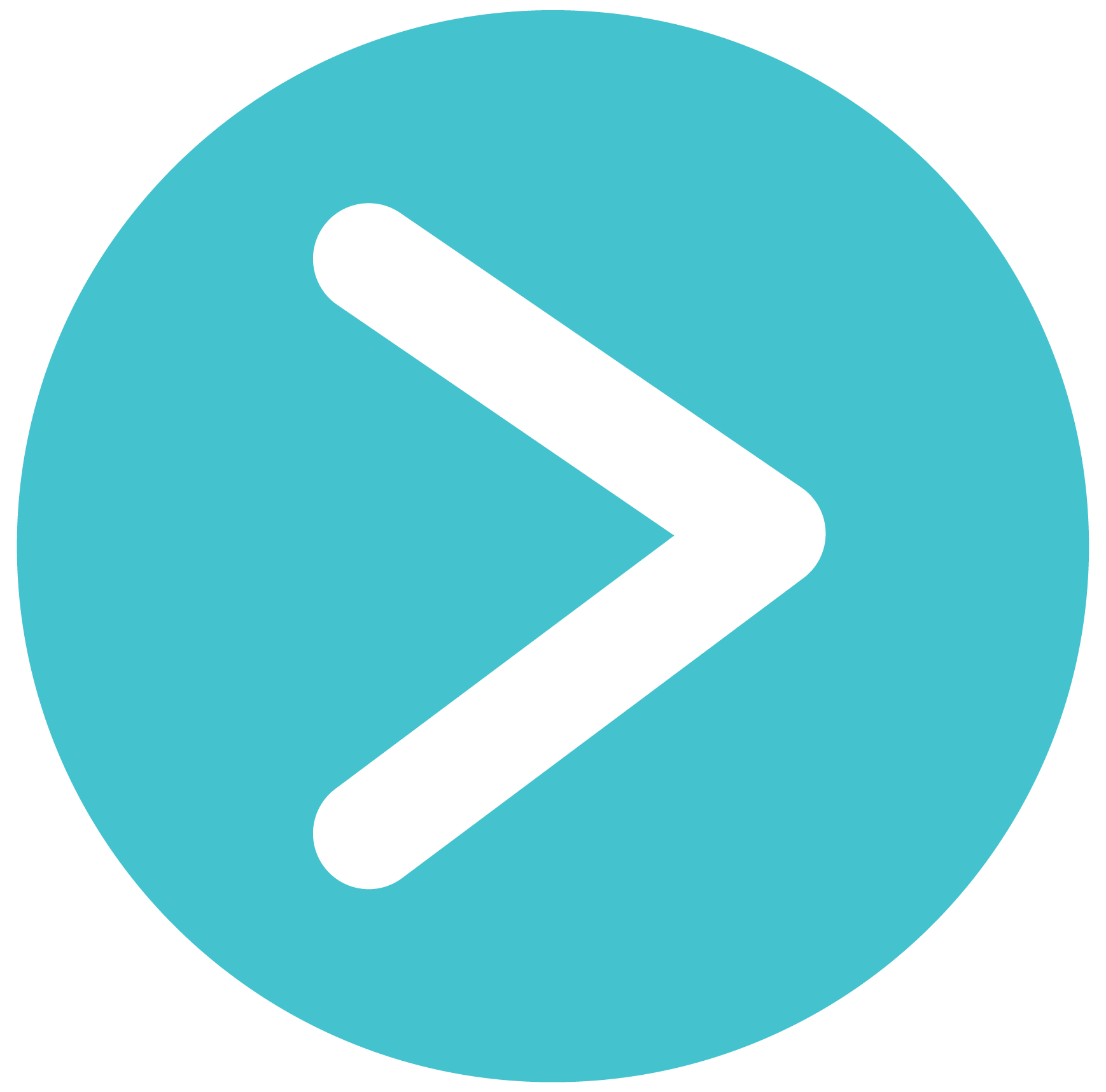 Right arrow icon inside a blue circle.