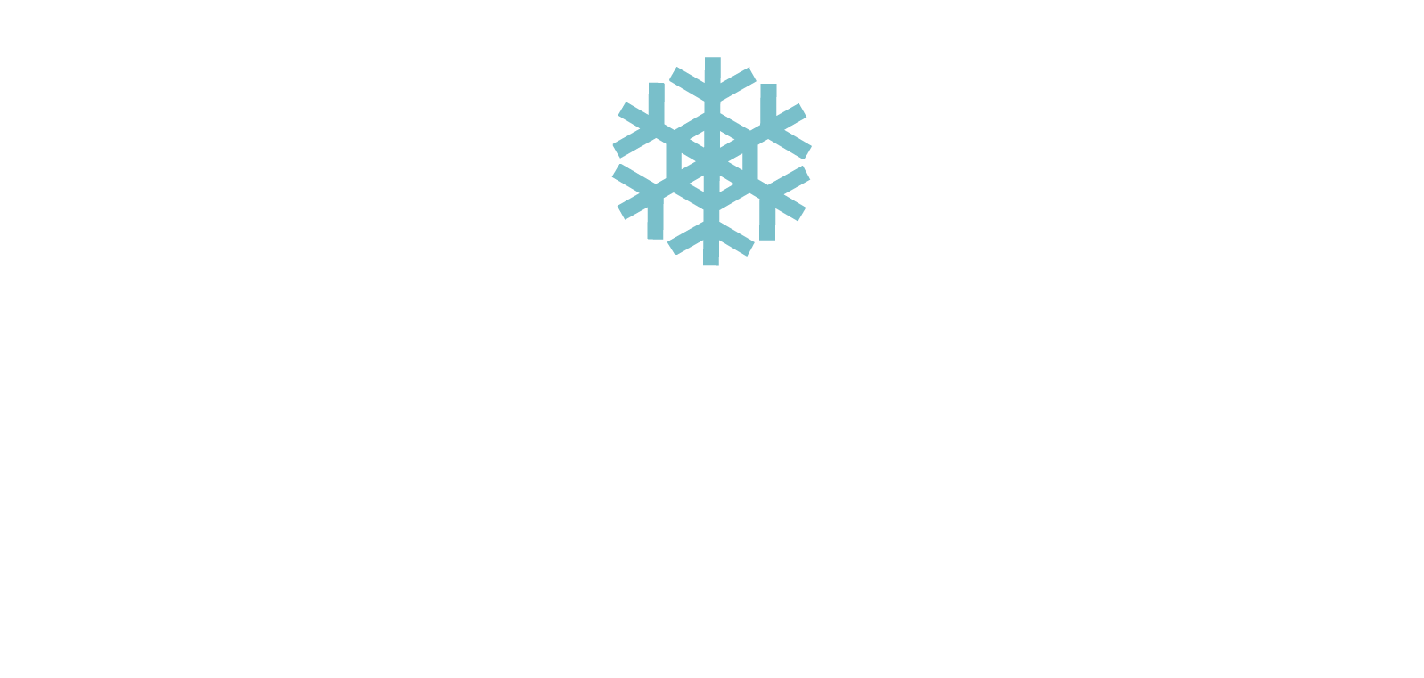 Graphic with a snowflake icon and the text 'DUCTED REVERSE CYCLE: One system for heating and cooling your home' on a black background.