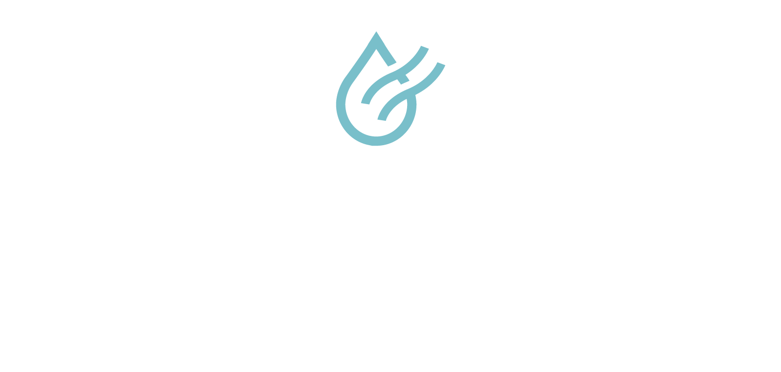 Logo with a blue flame icon and text promoting gas ducted heating, emphasizing fast and even warmth throughout the home.