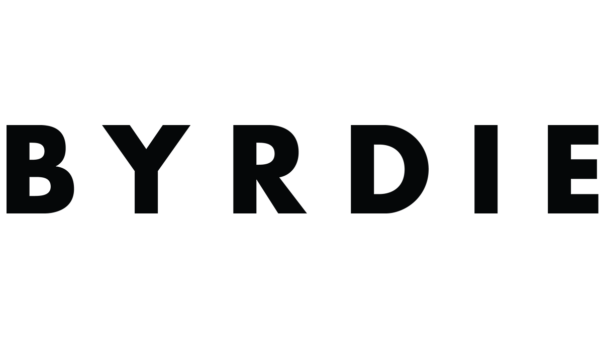 The BYRDIE logo with the word in black uppercase letters on a white background.