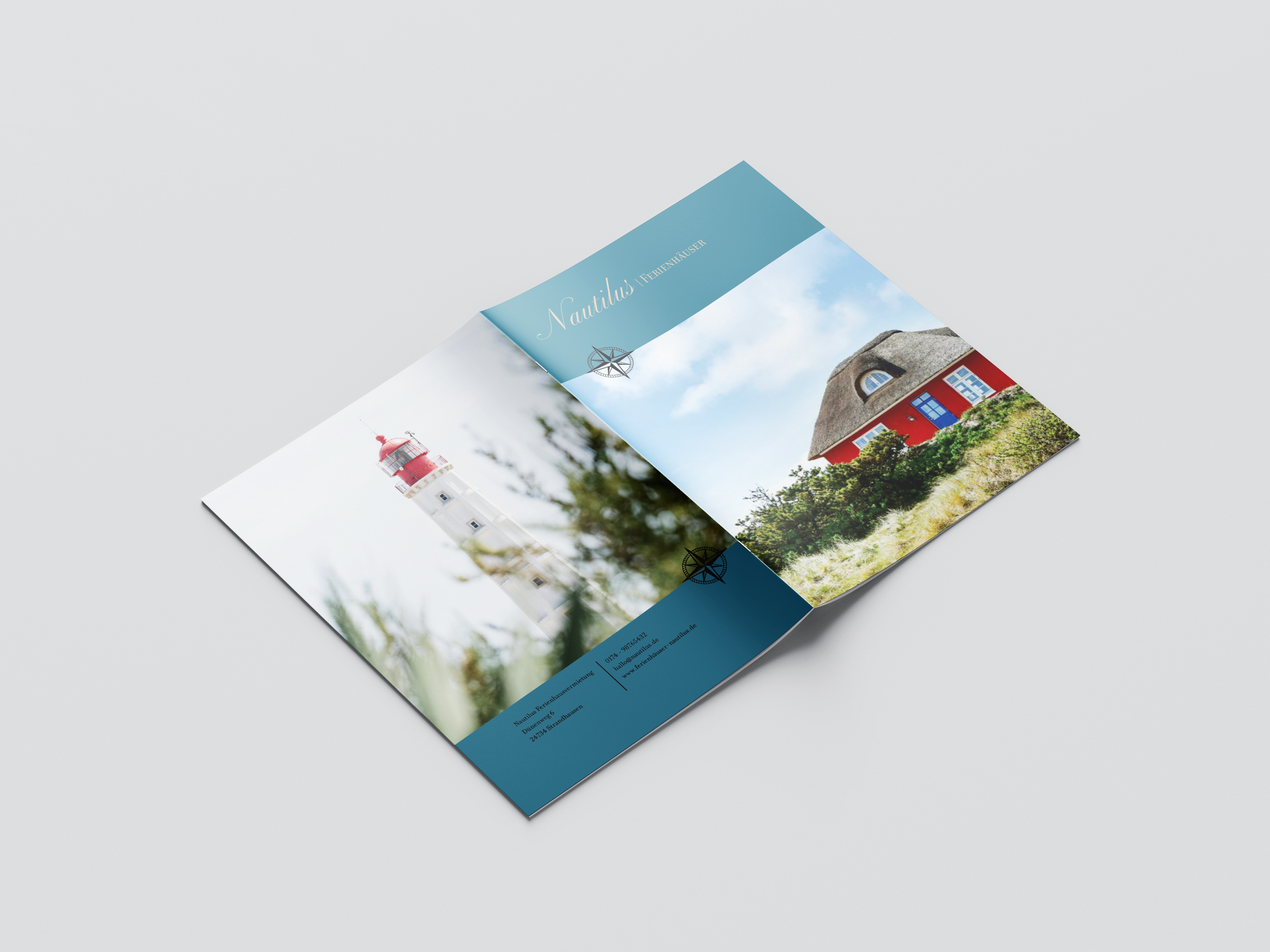 Mockup der Nautilus Broschüre